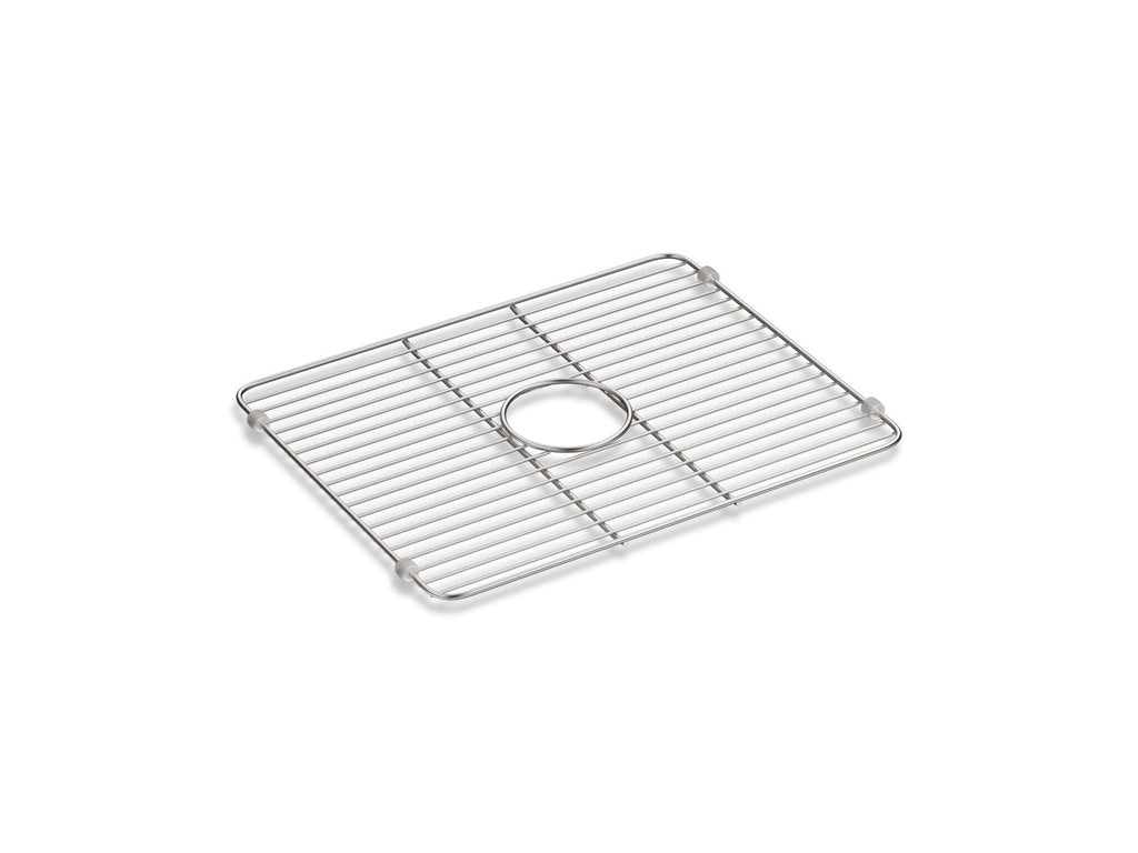 KOHLER K-5137-ST Iron/Tones Stainless Steel Large Sink Rack, 18-1/4" X 14-3/8" - Stainless Steel