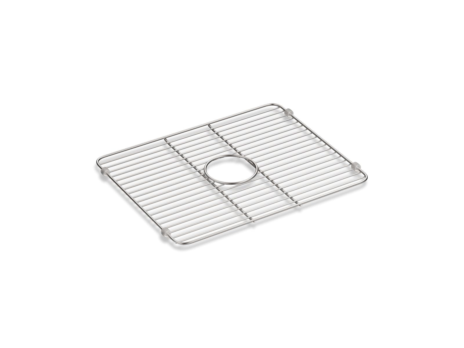 KOHLER K-5137-ST Iron/Tones Stainless Steel Large Sink Rack, 18-1/4" X 14-3/8" - Stainless Steel