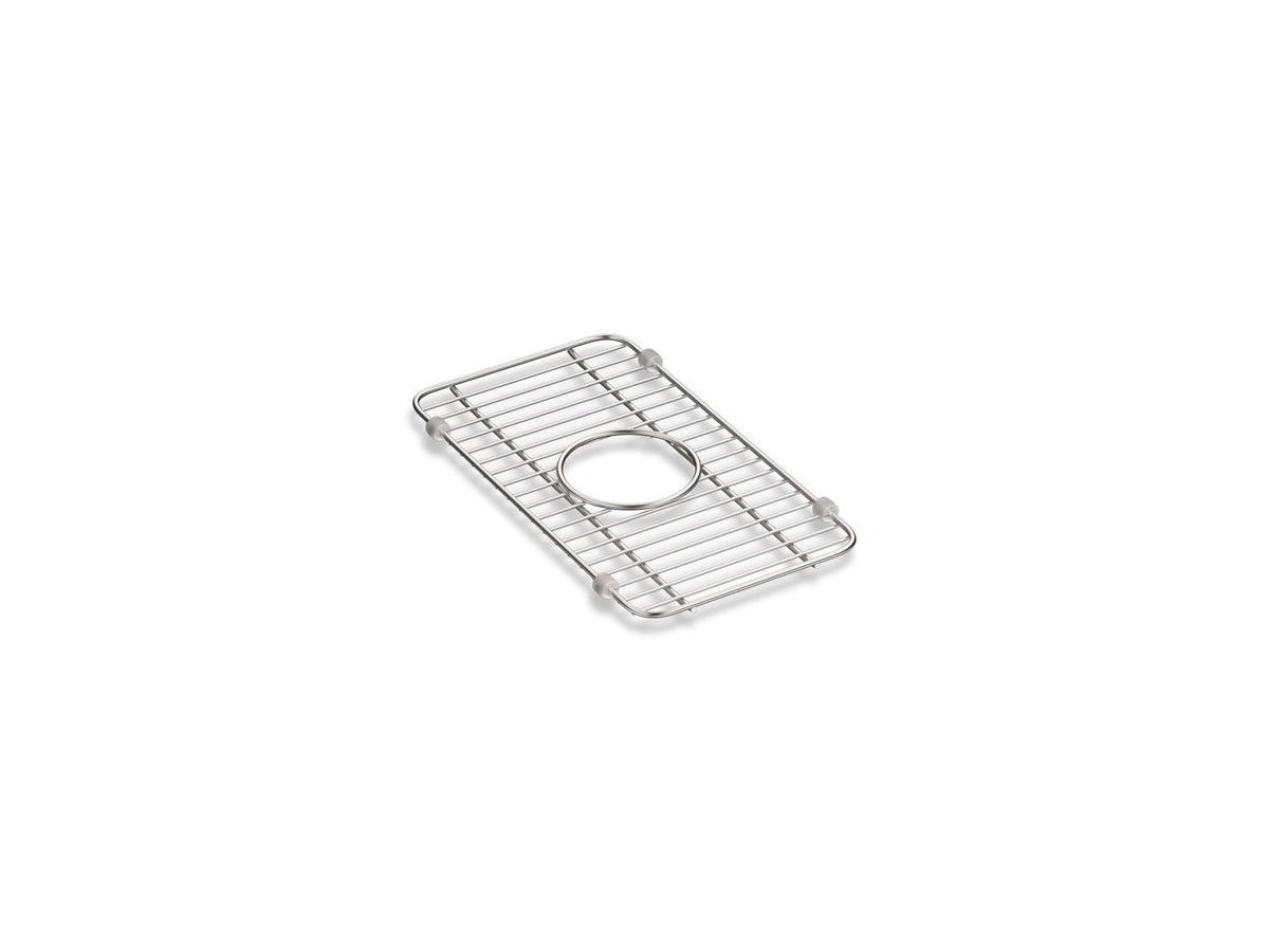KOHLER K-5139-ST Iron/Tones Stainless Steel Small Sink Rack, 8-1/4" X 14-3/8" - Stainless Steel