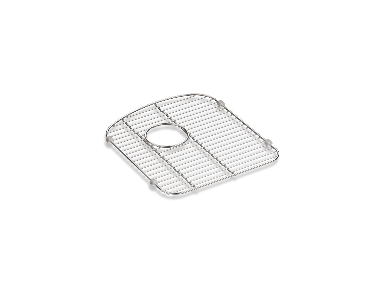 KOHLER K-5180-ST Langlade Stainless steel sink rack, 13-1/2" x 15-1/4", for right-hand bowl - Stainless Steel
