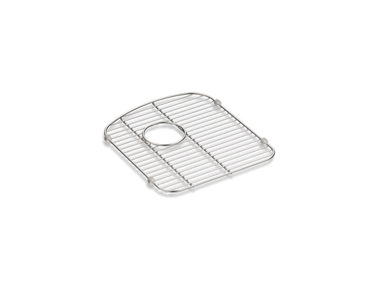 KOHLER K-5180-ST Langlade Stainless steel sink rack, 13-1/2" x 15-1/4", for right-hand bowl - Stainless Steel