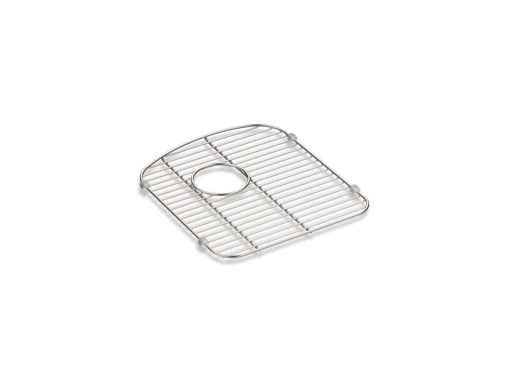 KOHLER K-5180-ST Langlade Stainless Steel Sink Rack, 13-1/2" X 15-1/4", For Right-Hand Bowl - Stainless Steel
