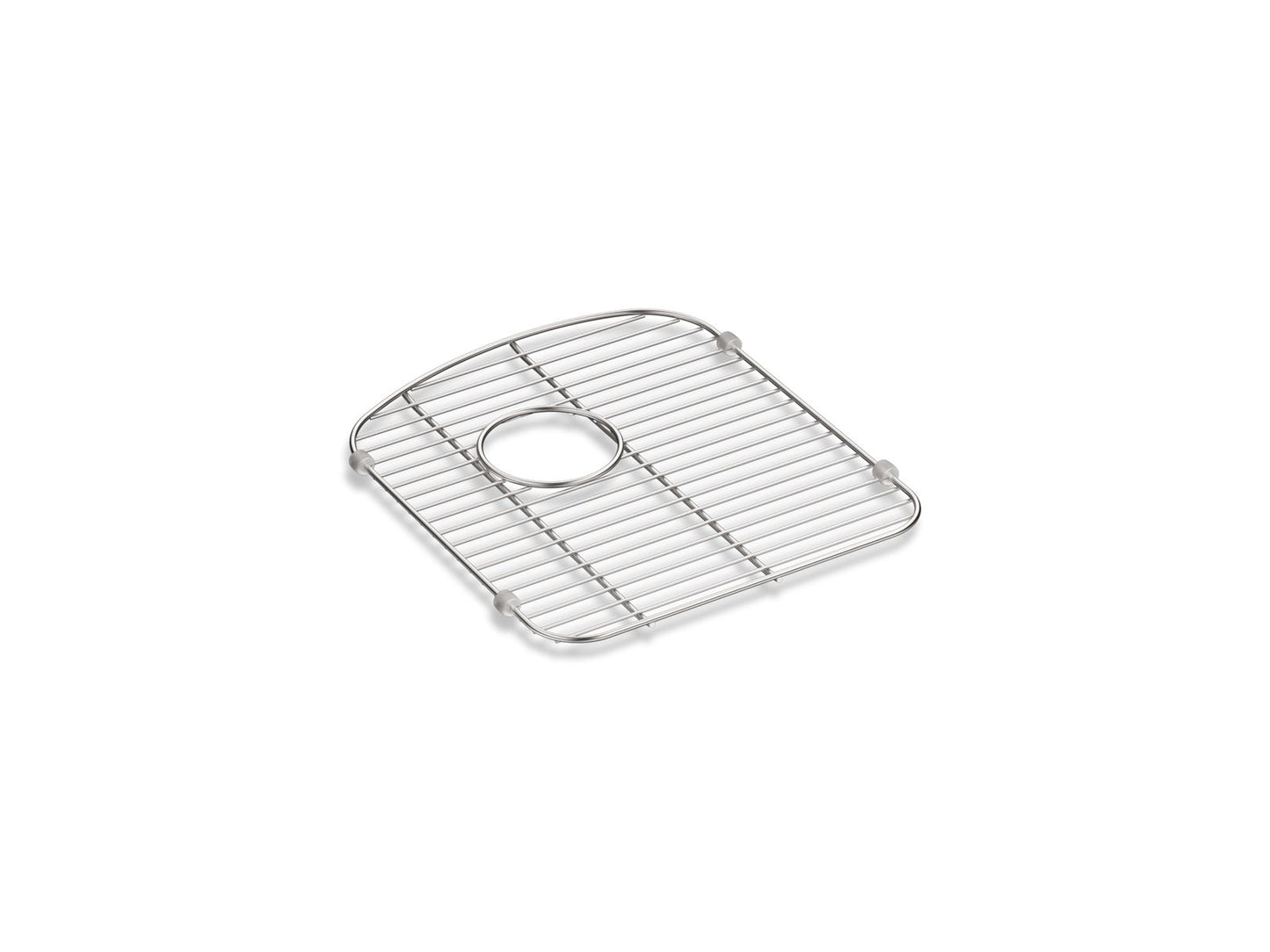 KOHLER K-5180-ST Langlade Stainless steel sink rack, 13-1/2" x 15-1/4", for right-hand bowl - Stainless Steel