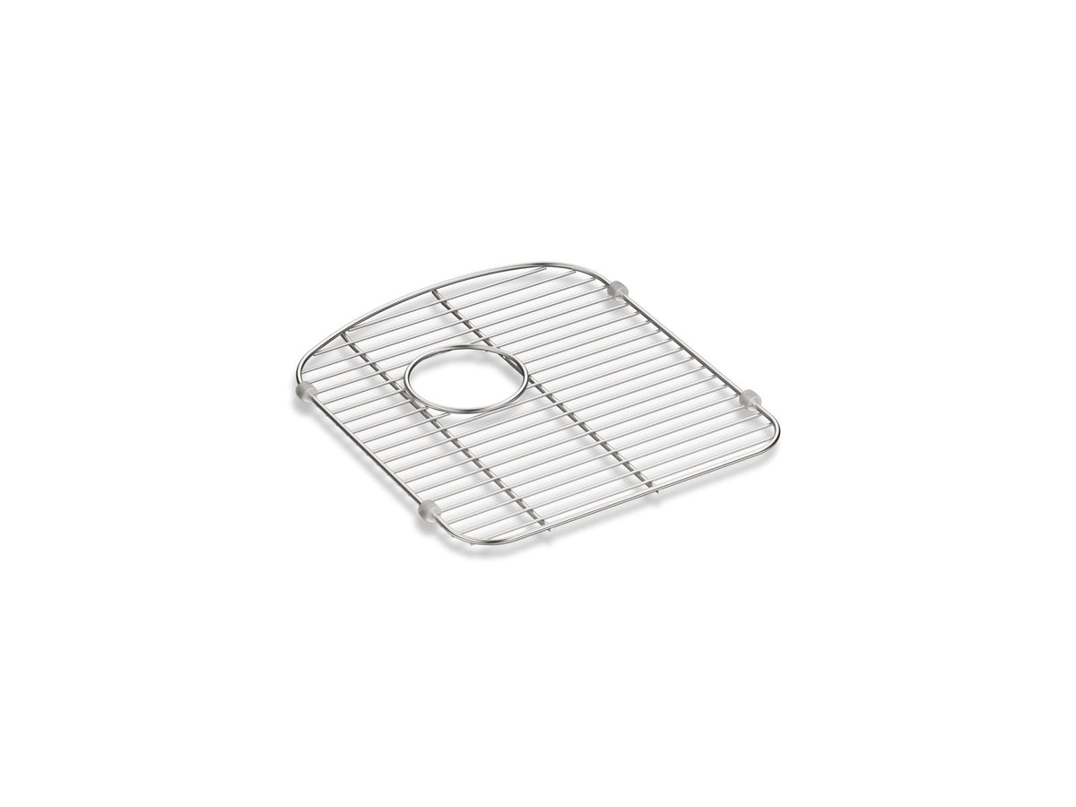 KOHLER K-5180-ST Langlade Stainless Steel Sink Rack, 13-1/2" X 15-1/4", For Right-Hand Bowl - Stainless Steel
