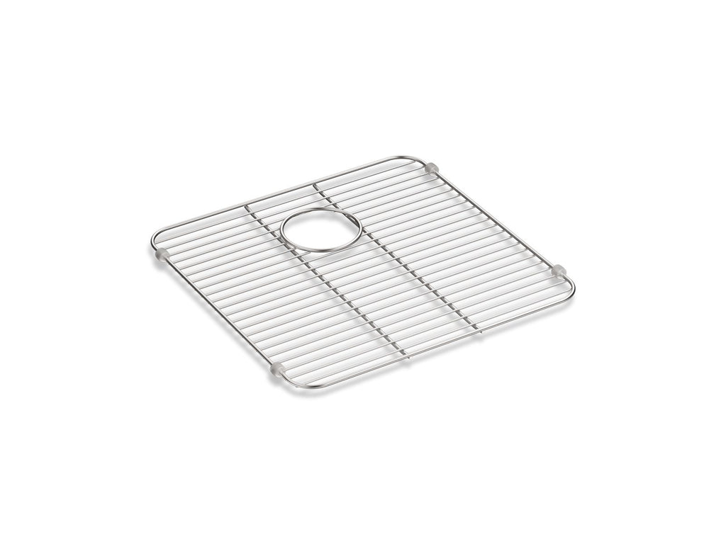 KOHLER K-5184-ST Iron/Tones Stainless Steel Sink Rack, 12-7/8" X 14-11/16" - Stainless Steel