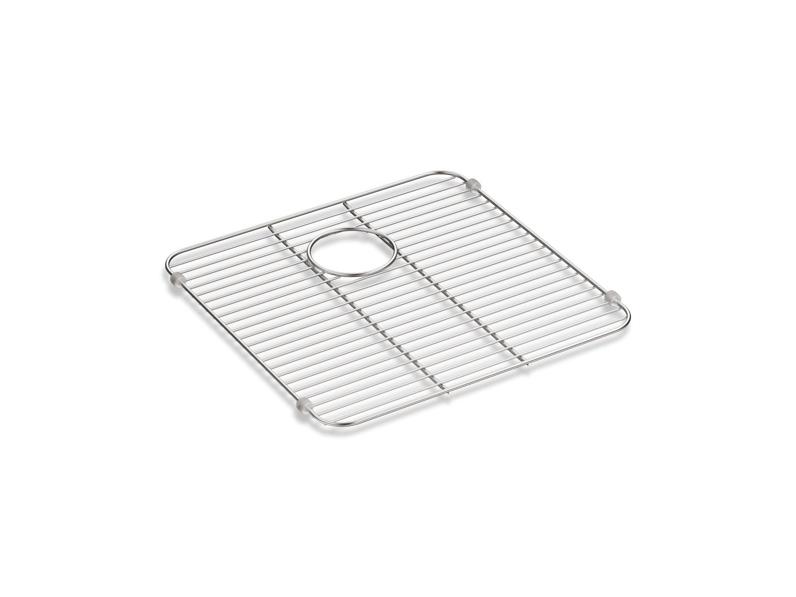 KOHLER K-5184-ST Iron/Tones Stainless Steel Sink Rack, 12-7/8" X 14-11/16" - Stainless Steel