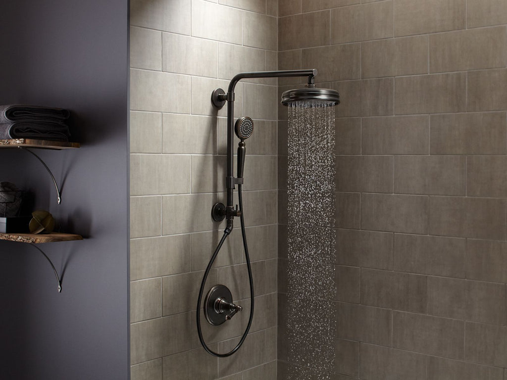 KOHLER K-13692-2MB 8" Single-Function Rainhead, 2.5 Gpm - Vibrant Brushed Moderne Brass