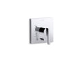 KOHLER K-T99762-4-CP Honesty Rite-Temp Valve Trim With Push-Button Diverter - Polished Chrome