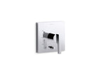 KOHLER K-T99762-4-CP Honesty Rite-Temp Valve Trim With Push-Button Diverter - Polished Chrome