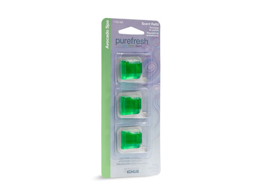 KOHLER K-7766-NA Purefresh Refill scent packs for Purefresh toilet seat, Avocado Spa