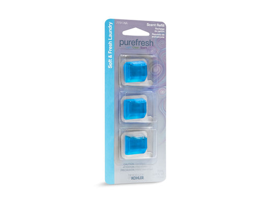 KOHLER K-7731-NA Purefresh Refill scent packs for Purefresh toilet seat, Soft & Fresh Laundry