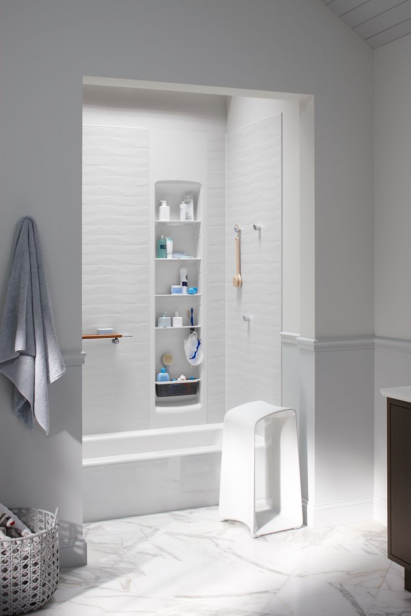 KOHLER K-837-42 Bellwether 60" X 30-1/4" Alcove Bath, Left Drain - Aspen Green