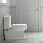 KOHLER K-3981-0 Tresham One-Piece Compact Elongated Toilet With Skirted Trapway, 1.28 Gpf In White