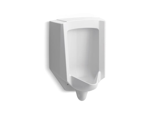 KOHLER K-4991-ER-0 Bardon Washout half-stall 0.125–1.0 gpf urinal, rear spud - White
