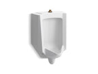 KOHLER K-4991-ETSS-0 Bardon High-Efficiency Urinal (Heu), Washout, Wall-Hung, 0.125 Gpf To 1.0 Gpf, Top Spud, Antimicrobial - White