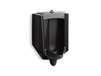 KOHLER K-4991-ET-7 Bardon High-Efficiency Urinal (Heu), Washout, Wall-Hung, 0.125 Gpf To 1.0 Gpf, Top Spud - Black Black