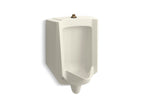KOHLER K-4991-ET-96 Bardon High-Efficiency Urinal (Heu), Washout, Wall-Hung, 0.125 Gpf To 1.0 Gpf, Top Spud - Biscuit