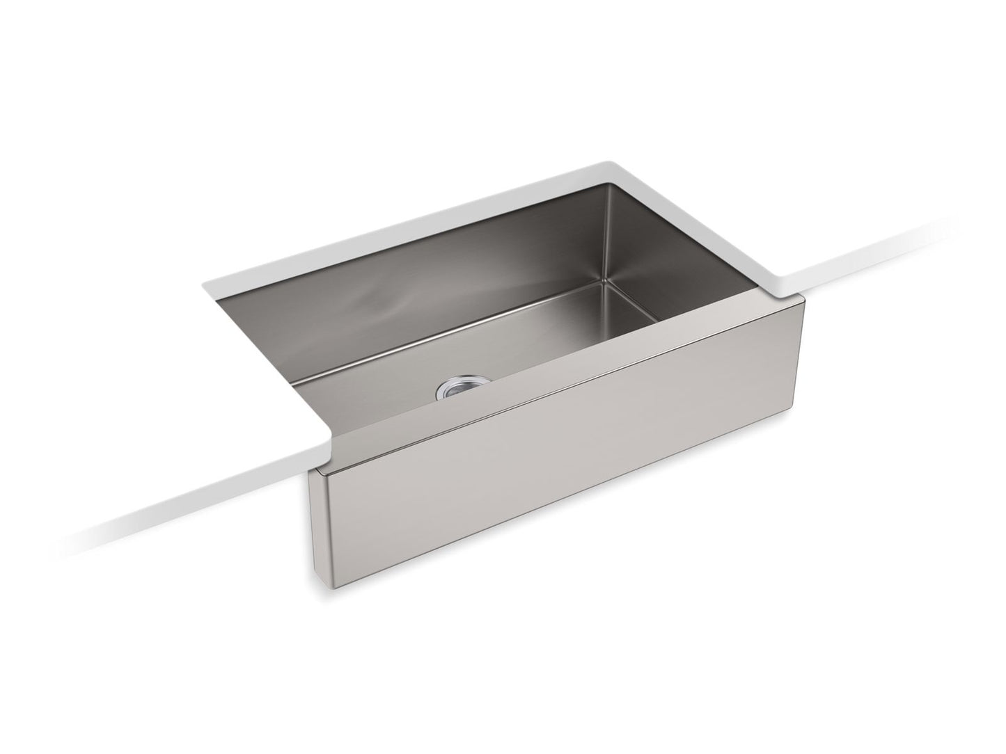 KOHLER K-5415-NA Strive 35-1/2" Undermount Single-Bowl Farmhouse Kitchen Sink