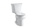 KOHLER K-3987-RA-96 Wellworth Two-Piece Round-Front Toilet, Dual-Flush - Biscuit