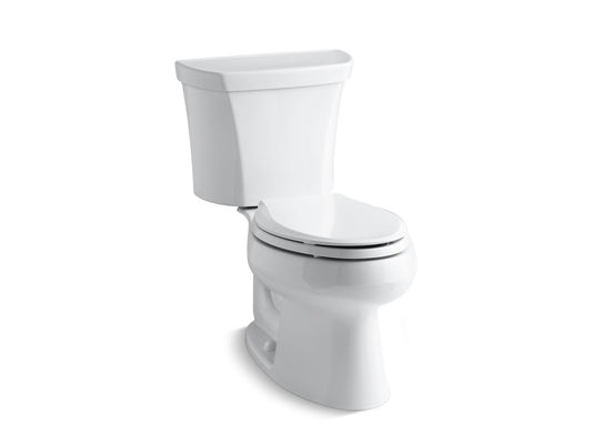 KOHLER K-3988-RA-0 Wellworth Two-Piece Elongated Toilet, Dual-Flush In White