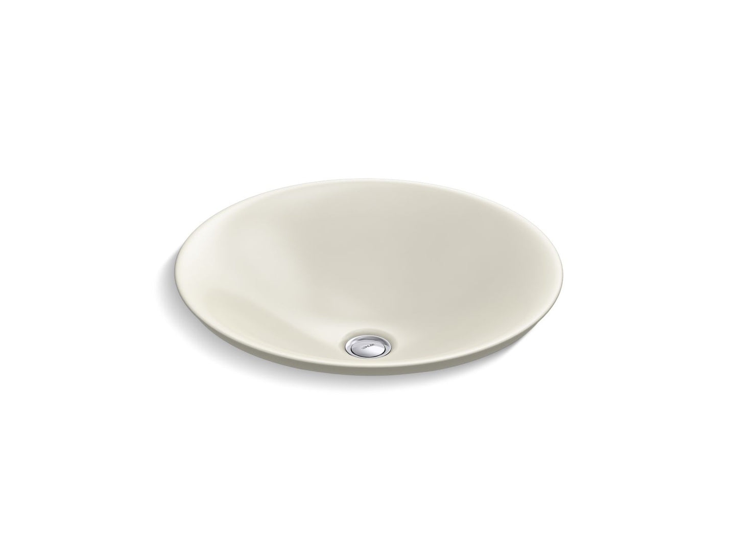 KOHLER K-7806-96 Carillon 17-3/4" Round Drop-In Bathroom Sink, No Overflow In Biscuit