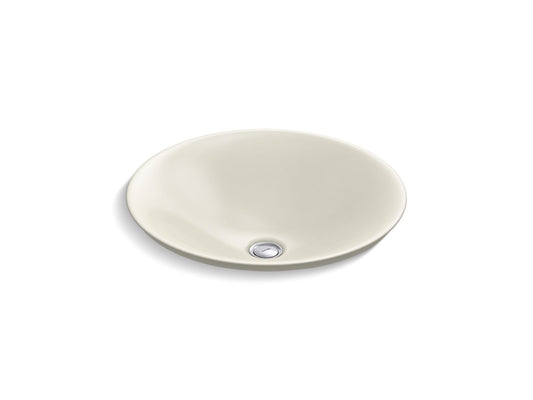 KOHLER K-7806-96 Carillon 17-3/4" Round Drop-In Bathroom Sink, No Overflow In Biscuit