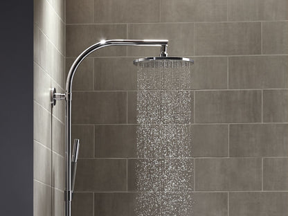 KOHLER K-13689-BN Contemporary Round 10" single-function rainhead, 2.5 gpm - Vibrant Brushed Nickel