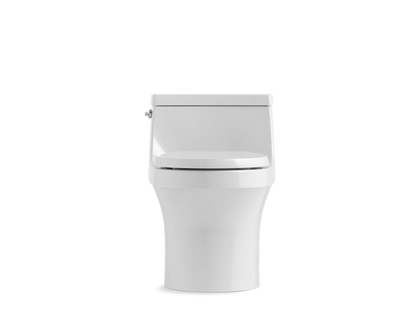 KOHLER K-4007-0 San Souci One-Piece Round-Front Toilet, 1.28 Gpf In White