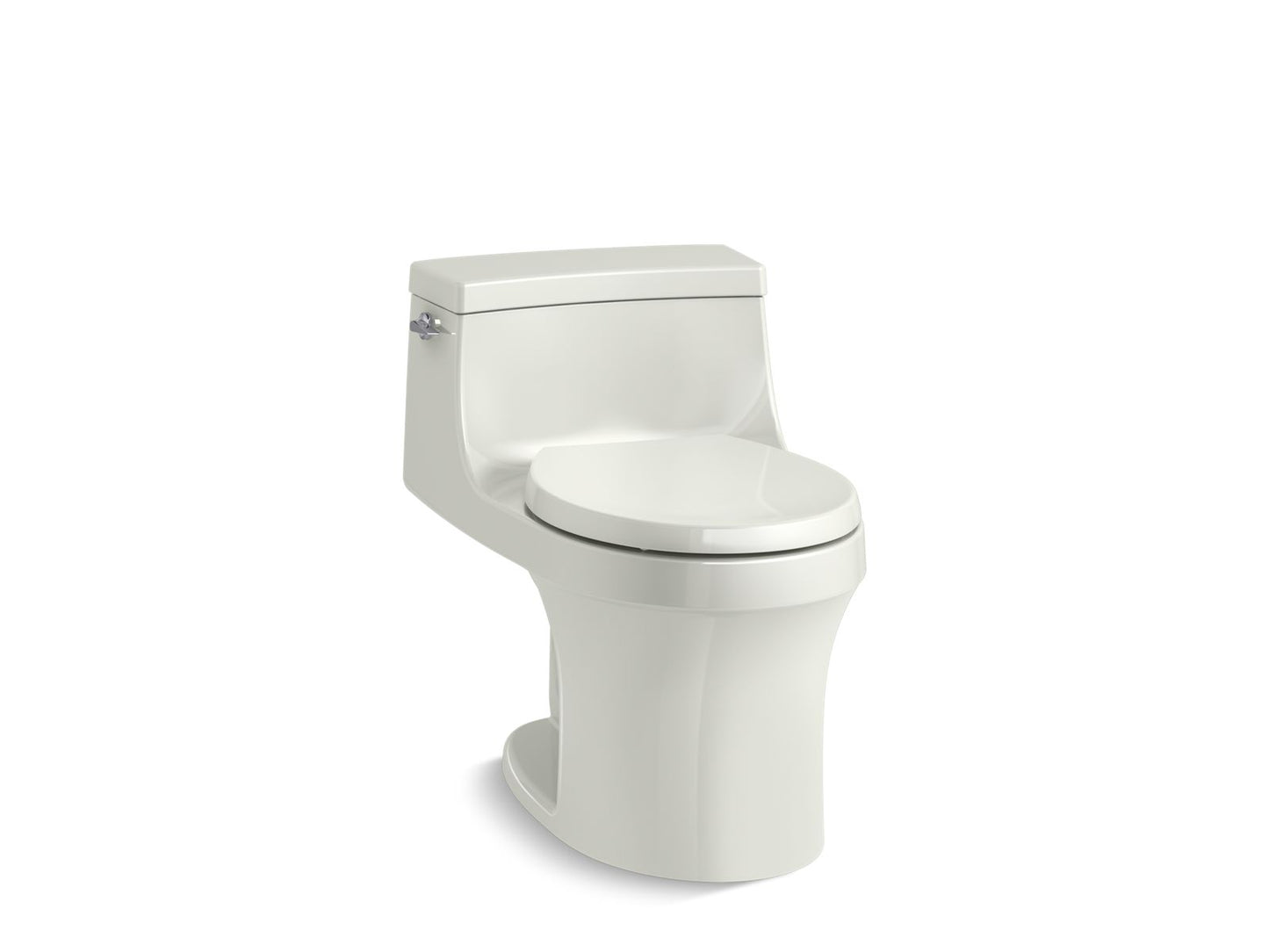 KOHLER K-4007-NY San Souci One-Piece Round-Front Toilet, 1.28 Gpf In Dune