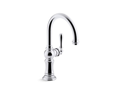 KOHLER K-99264-BL Artifacts Single-handle kitchen sink faucet - Matte Black