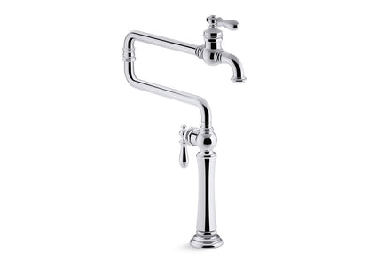KOHLER K-99271-CP Artifacts Deck-mount pot filler - Polished Chrome