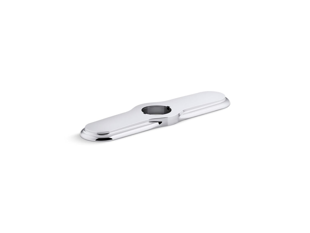 KOHLER K-99272-VS 3-Hole Kitchen Faucet Escutcheon - Vibrant Stainless