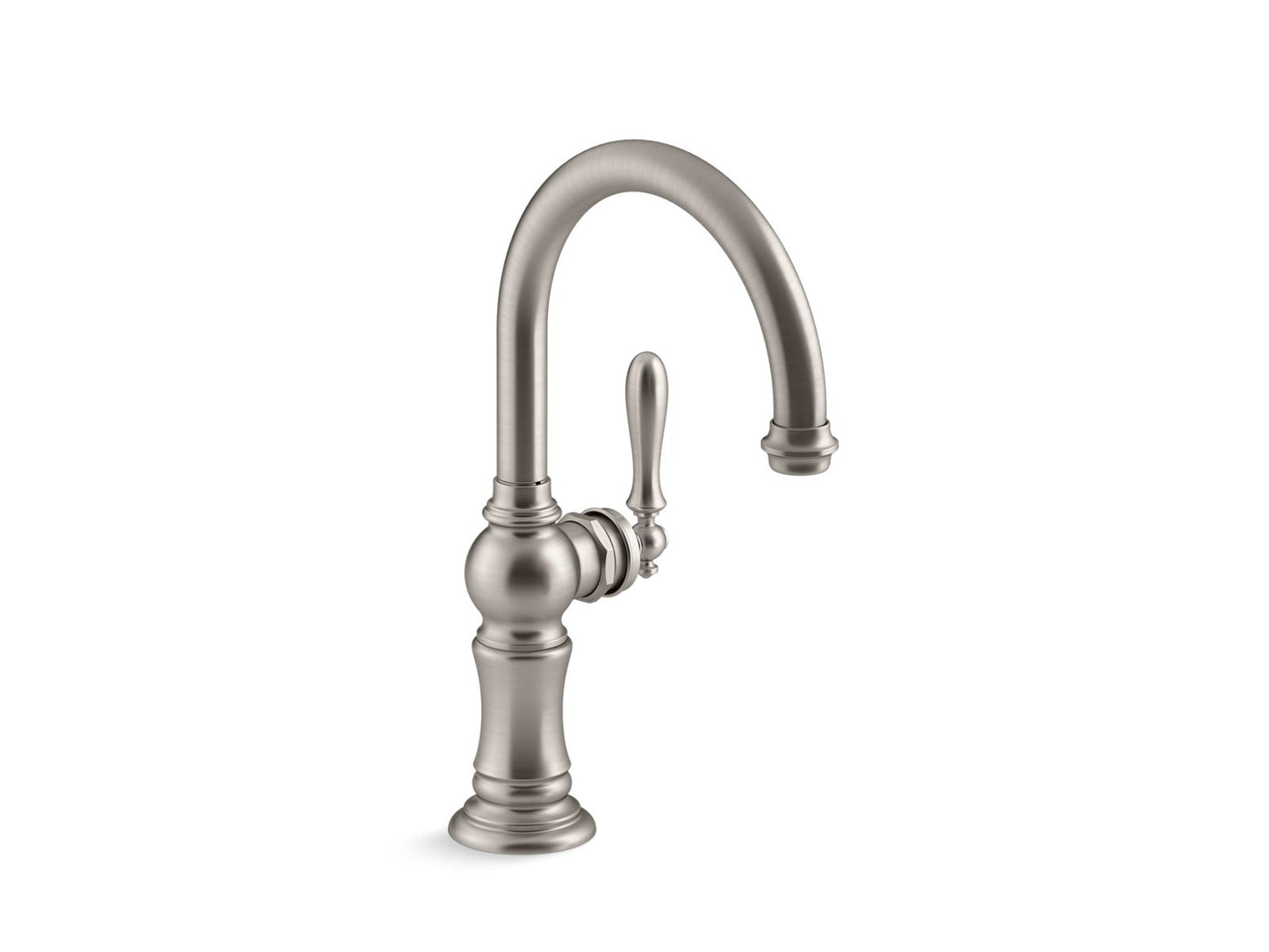 KOHLER K-99264-VS Artifacts Single-Handle Kitchen Sink Faucet In Vibrant Stainless