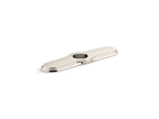 KOHLER K-99272-SN 3-Hole Kitchen Faucet Escutcheon - Vibrant Polished Nickel