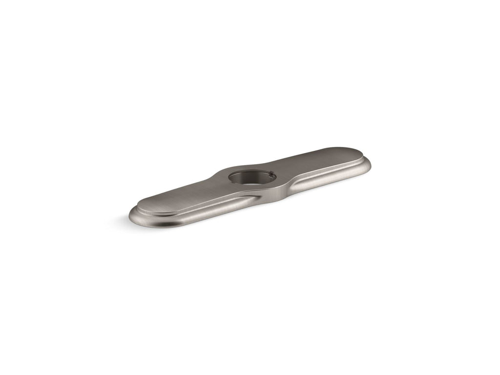 KOHLER K-99272-VS 3-Hole Kitchen Faucet Escutcheon - Vibrant Stainless