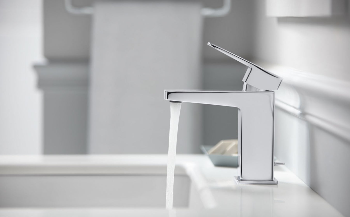 KOHLER K-99760-4-CP Honesty Single-handle bathroom sink faucet, 1.2 gpm - Polished Chrome