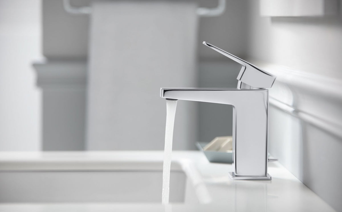 KOHLER K-99760-4-CP Honesty Single-Handle Bathroom Sink Faucet, 1.2 Gpm - Polished Chrome