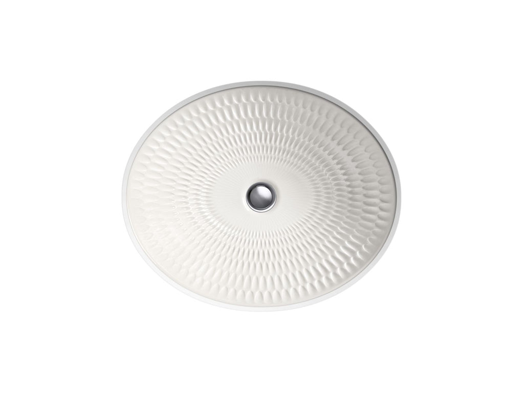 KOHLER K-17889-RL-RB2 Derring 19-1/2" Oval Undermount Bathroom Sink - Bourbon Rutile