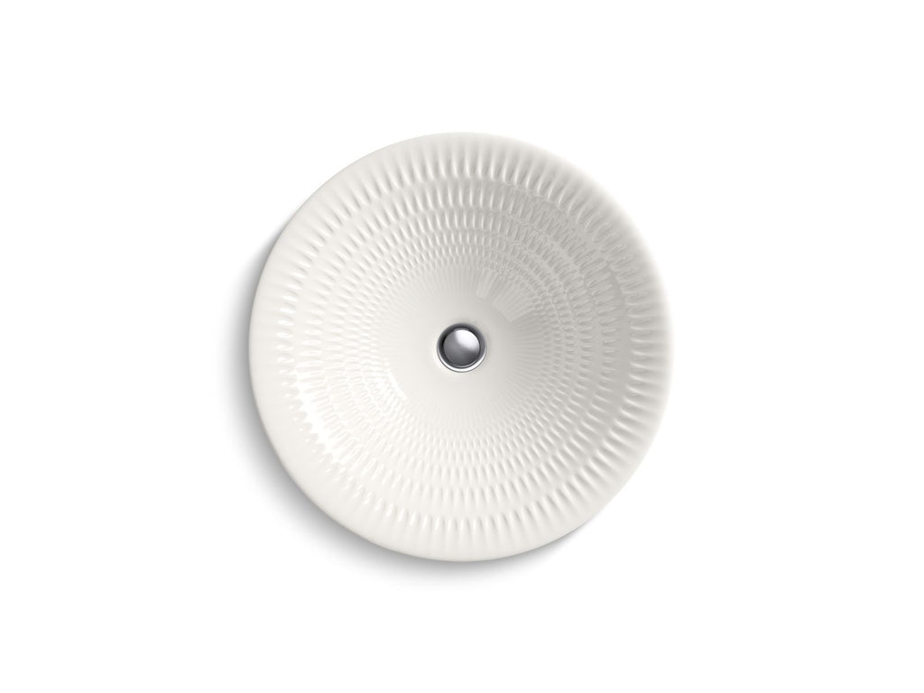 KOHLER K-17890-RL-RB2 Derring Carillon 17-3/4" Round Drop-In Bathroom Sink, No Overflow - Bourbon Rutile