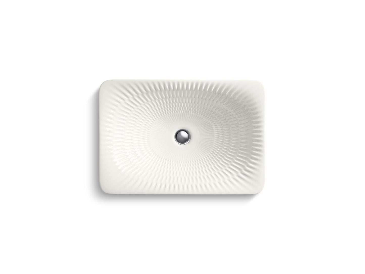 KOHLER K-17916-RL-RB2 Derring Carillon 21" rectangular drop-in bathroom sink, no overflow - Bourbon Rutile