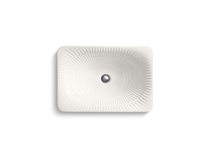 KOHLER K-17916-RL-RB2 Derring Carillon 21" rectangular drop-in bathroom sink, no overflow - Bourbon Rutile