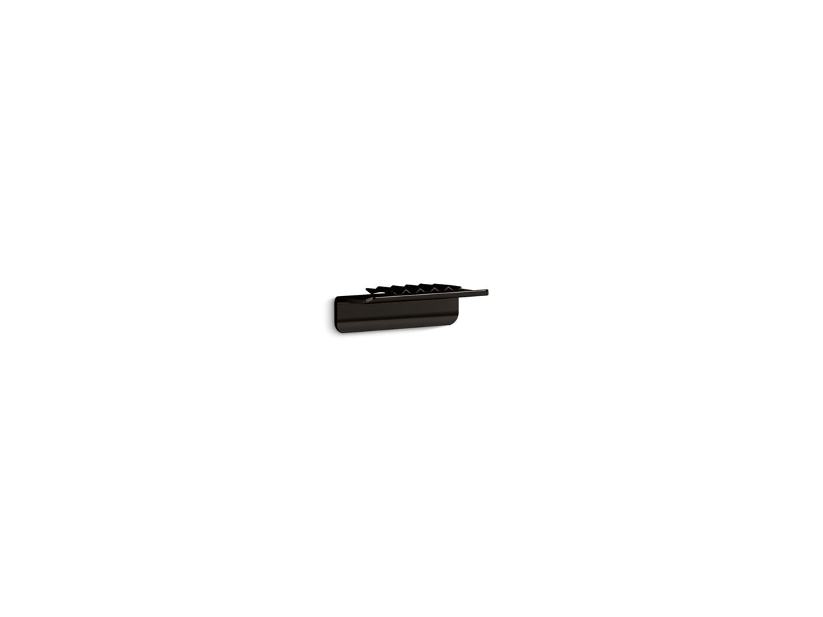 KOHLER K-97621-BL Choreograph 7" Floating Shower Shelf - Matte Black