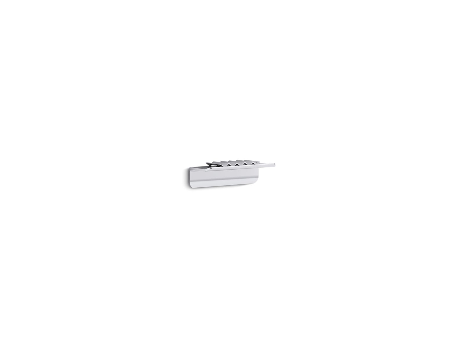 KOHLER K-97621-SHP Choreograph 7" Floating Shower Shelf - Bright Polished Silver