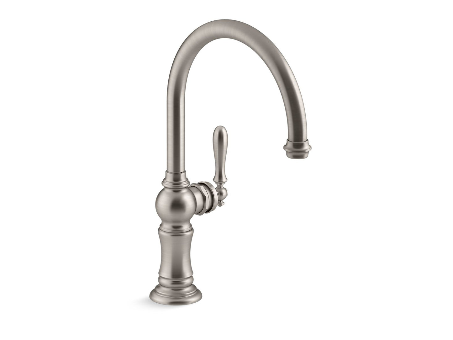 KOHLER K-99263-VS Artifacts Single-Handle Kitchen Sink Faucet In Vibrant Stainless