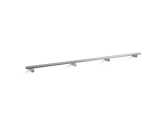 KOHLER K-97628-SHP Choreograph 54" Shower Barre In Bright Polished Silver