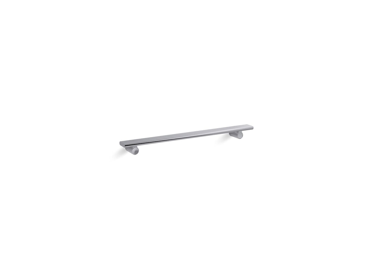 KOHLER K-97625-SHP Choreograph 24" Shower Barre - Bright Polished Silver