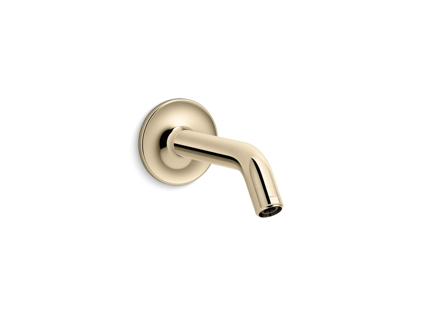 KOHLER K-933-AF Purist Shower Arm And Flange In Vibrant French Gold