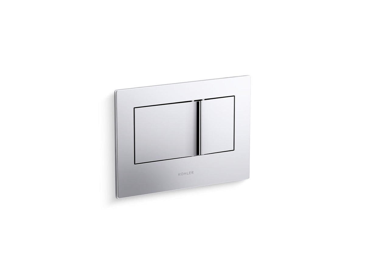 KOHLER K-8857-BL Bevel Flush Actuator Plate For 2"X4" In-Wall Tank And Carrier System - Matte Black