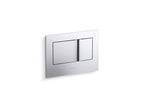 KOHLER K-8857-CP Bevel Flush Actuator Plate For 2"X4" In-Wall Tank And Carrier System - Polished Chrome
