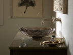 KOHLER K-2373-TG2 Briolette 17-1/2" Round Vessel Bathroom Sink, No Overflow - Translucent Dew